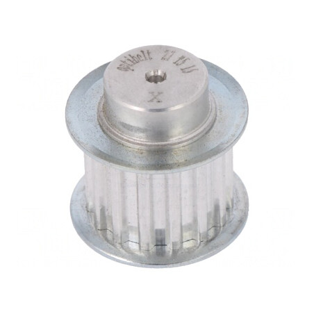 Roată de curea T5 aluminiu 16mm | Electronic-mag.ro | Componente Electronice