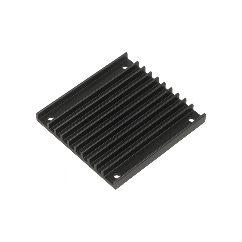 Radiator extrudat negru cu aripioare 61mm TO218/TO220 | Electronic-mag.ro | Componente Electronice