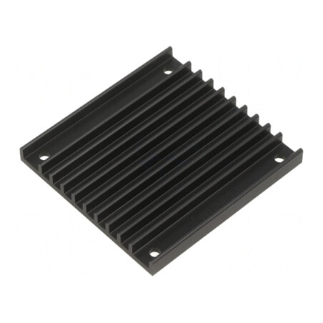 Radiator extrudat negru cu aripioare 61mm TO218/TO220 | Electronic-mag.ro | Componente Electronice