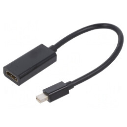 Adaptor DisplayPort la HDMI 0.15m Negru | Electronic-mag.ro | Componente Electronice