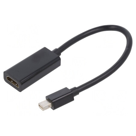Adaptor DisplayPort la HDMI 0.15m Negru | Electronic-mag.ro | Componente Electronice