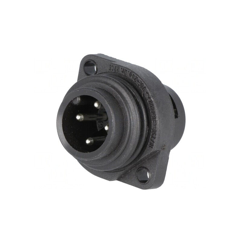 Conector circular soclu tată IP67 4 pini 400V | Electronic-mag.ro | Componente Electronice Conector circular soclu tată IP67 4 pini 400V | Electronic-mag.ro | Componente Electronice