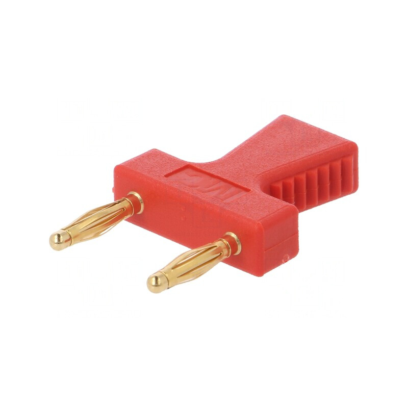 Punte Stacabila Banană 2mm Roșie 10A Aurit | Electronic-mag.ro | Componente Electronice