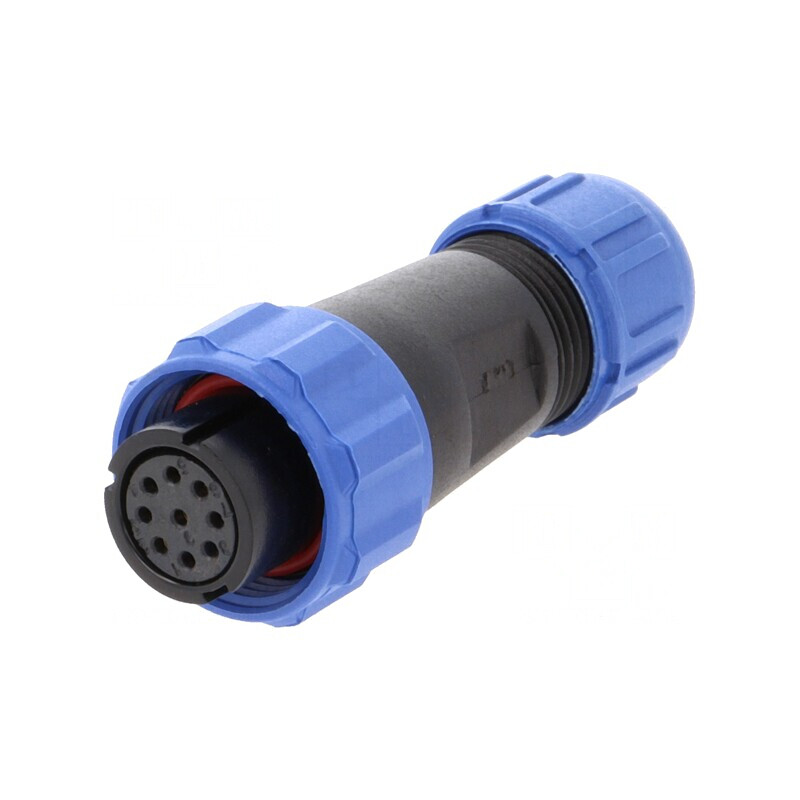 Mufă Mamă SP13 9 PIN IP68 3A 125V pentru Cablu | Electronic-mag.ro | Componente Electronice