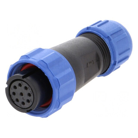 Mufă Mamă SP13 9 PIN IP68 3A 125V pentru Cablu | Electronic-mag.ro | Componente Electronice