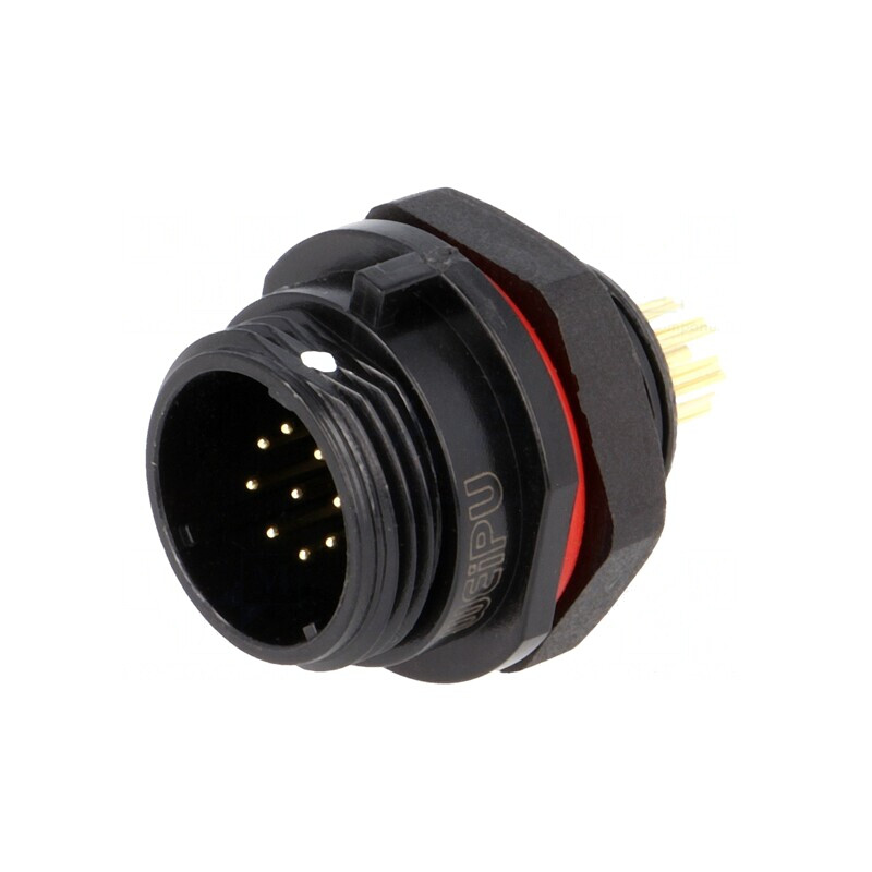 Soclu SP13 9 PIN IP68 3A pentru Panou | Electronic-mag.ro | Componente Electronice