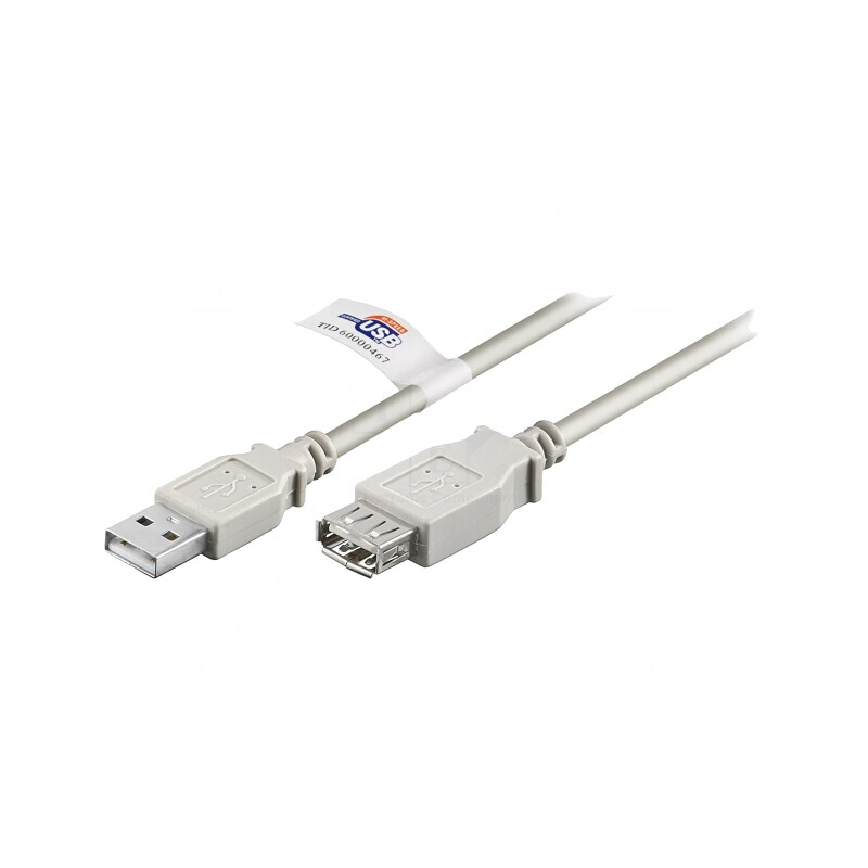 Cablu USB 2.0 5m Gri 480Mbps | Electronic-mag.ro | Componente Electronice Cablu USB 2.0 5m Gri 480Mbps | Electronic-mag.ro | Componente Electronice