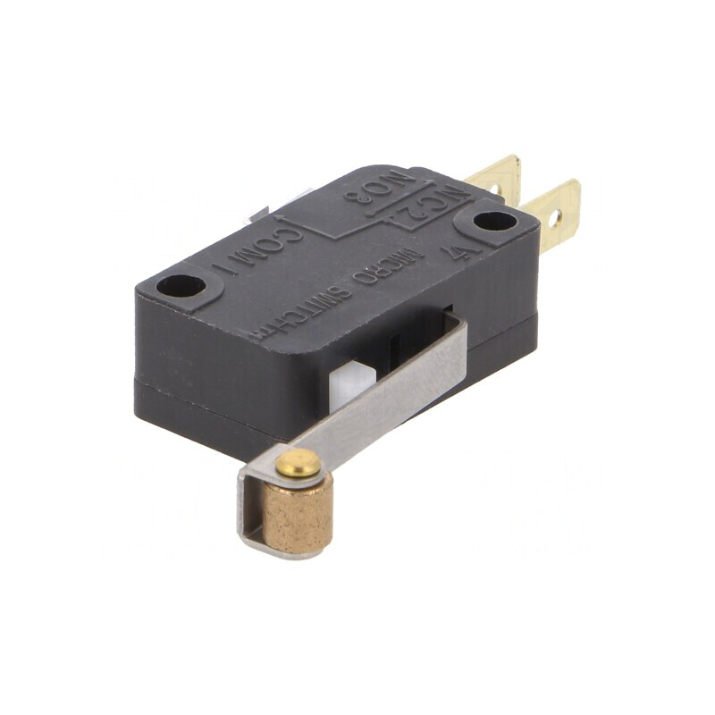 Microîntrerupător 11A/125VAC cu Manetă și Rulou | Electronic-mag.ro | Componente Electronice
