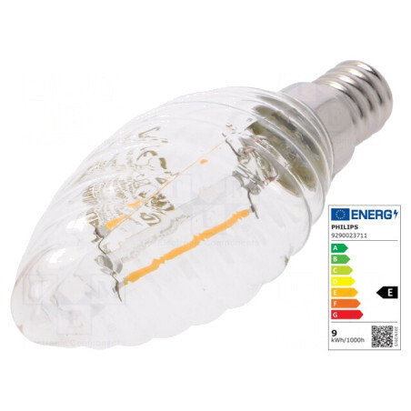 Lampă LED E14 alb cald 2W 2700K 250lm | Electronic-mag.ro | Componente Electronice