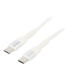 Cablu USB-C 2.0 1,8m Alb | Electronic-mag.ro | Componente Electronice