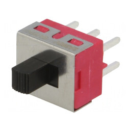 Comutator glisant DPDT 2A ON-ON THT | Electronic-mag.ro | Componente Electronice