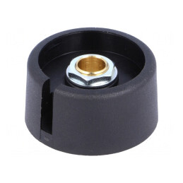Buton rotativ cu indicator poliamidă 6,35mm 31x16mm | Electronic-mag.ro | Componente Electronice