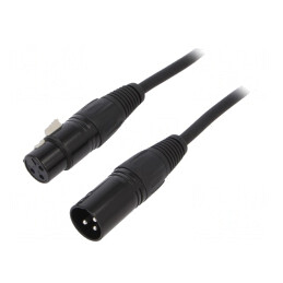 Cablu XLR-XLR 1m | Electronic-mag.ro | Componente Electronice