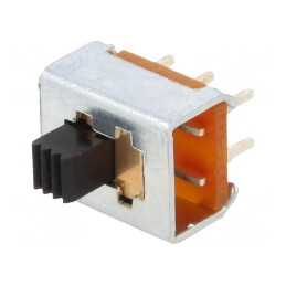 Comutator glisant SPDT ON-ON 0.35A 30VDC PCB THT | Electronic-mag.ro | Componente Electronice