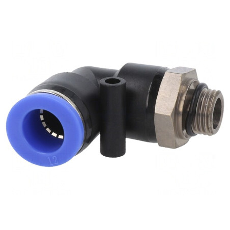 Racord push-in unghiular G 1/4 PBT 0-60°C | Electronic-mag.ro | Componente Electronice