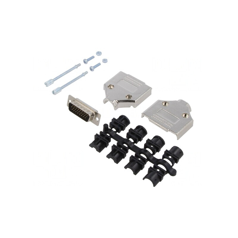 Mufă D-Sub HD 26 PIN Tată pe Cablu Drept | Electronic-mag.ro | Componente Electronice Mufă D-Sub HD 26 PIN Tată pe Cablu Drept | Electronic-mag.ro | Componente Electronice