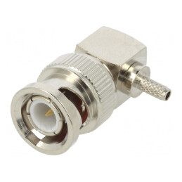 Mufă BNC tată unghi 50Ω crimpat RG174U RG188A RG316U | Electronic-mag.ro | Componente Electronice