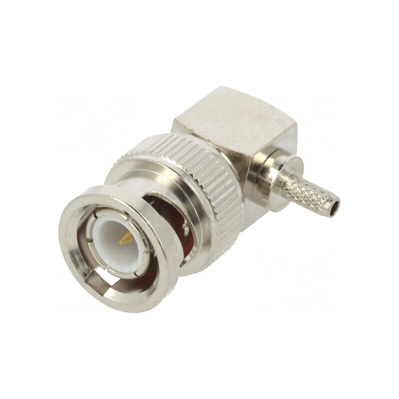 Mufă BNC tată unghi 50Ω crimpat RG174U RG188A RG316U | Electronic-mag.ro | Componente Electronice