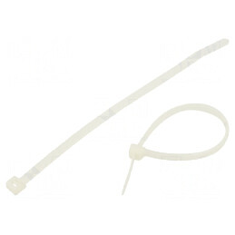 Colier de strângere 160mm x 4,8mm poliamidă naturală | Electronic-mag.ro | Componente Electronice
