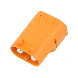 Soclu Alimentare DC pentru PCB THT Portocalie | Electronic-mag.ro | Componente Electronice
