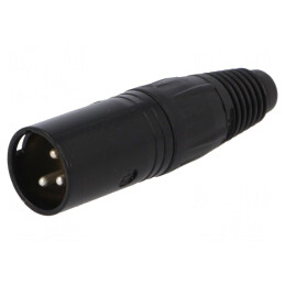Mufă XLR Tată 3 Pin pentru Cablu 3,5-8mm | Electronic-mag.ro | Componente Electronice