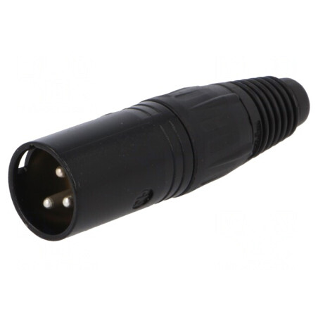 Mufă XLR Tată 3 Pin pentru Cablu 3,5-8mm | Electronic-mag.ro | Componente Electronice