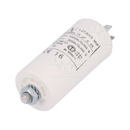 Condensator Motor 16uF 420VAC ±5% | Electronic-mag.ro | Componente Electronice