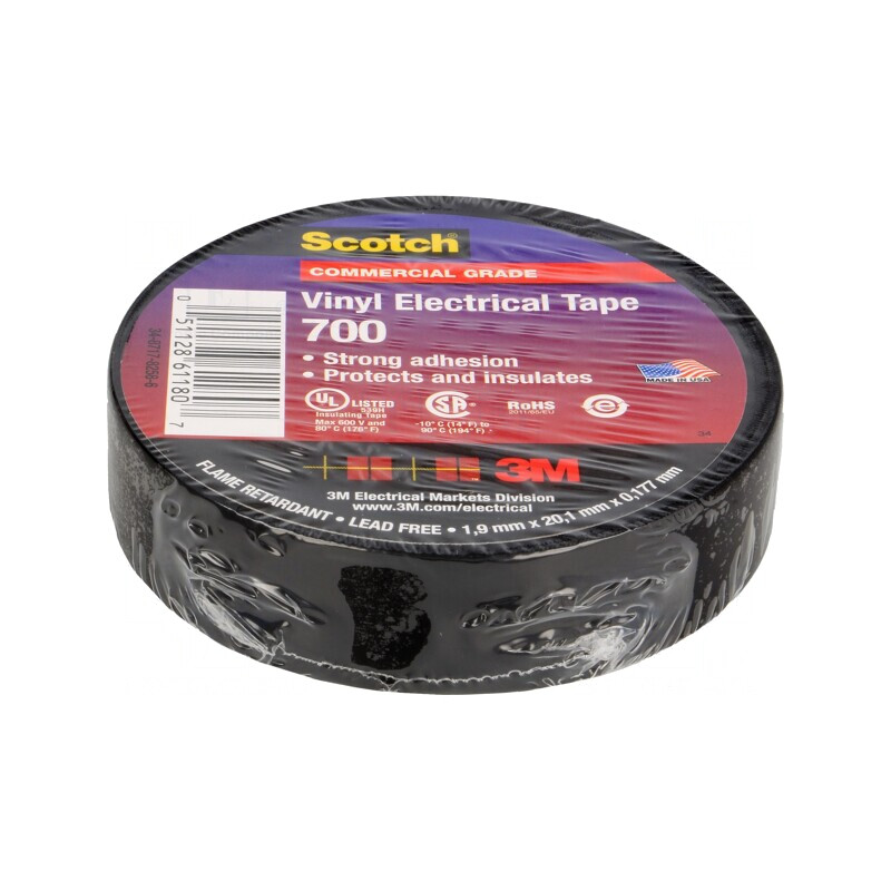 Bandă Electroizolantă Neagră 19mm x 20m | Electronic-mag.ro | Componente Electronice Bandă Electroizolantă Neagră 19mm x 20m | Electronic-mag.ro | Componente Electronice