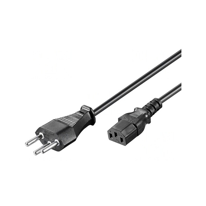 Cablu Alimentare IEC C13 Mamă 2m Negru | Electronic-mag.ro | Componente Electronice