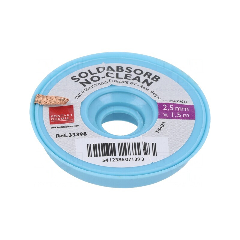 Bandă de Dezlipit cu Colofoniu 2,5mm Fără Halogenuri | Electronic-mag.ro | Componente Electronice Bandă de Dezlipit cu Colofoniu 2,5mm Fără Halogenuri | Electronic-mag.ro | Componente Electronice