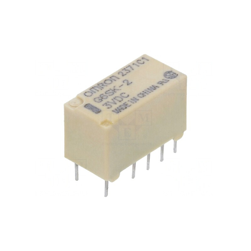 Releu Electromagnetic DPDT 3VDC 2A | Electronic-mag.ro | Componente Electronice