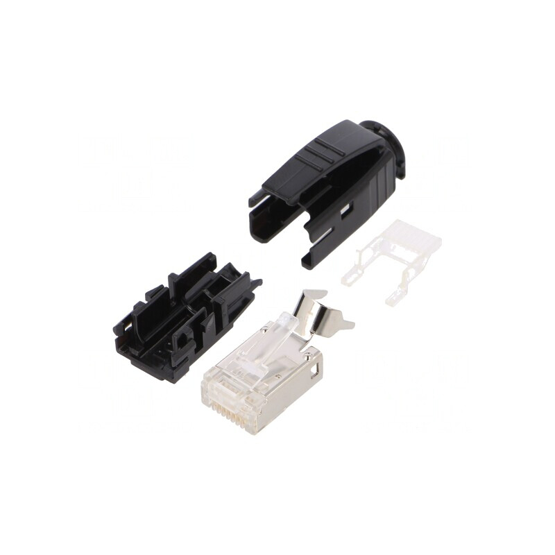 Mufă RJ45 8P8C Cat 6a Ecranată Aurită | Electronic-mag.ro | Componente Electronice Mufă RJ45 8P8C Cat 6a Ecranată Aurită | Electronic-mag.ro | Componente Electronice