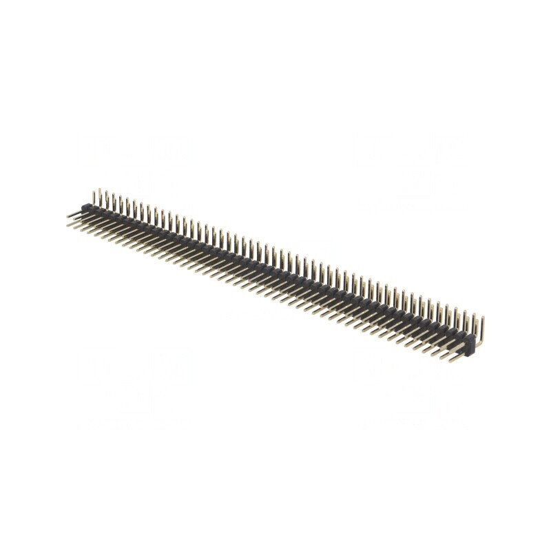 Şir Pini 90° 2,54mm THT 100 Bucăți | Electronic-mag.ro | Componente Electronice