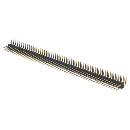 Şir Pini 90° 2,54mm THT 100 Bucăți | Electronic-mag.ro | Componente Electronice