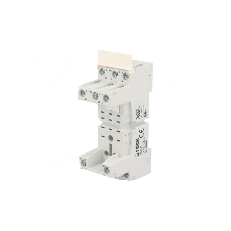 Stativ pe panou pentru șină DIN 10A 300VAC | Electronic-mag.ro | Componente Electronice Stativ pe panou pentru șină DIN 10A 300VAC | Electronic-mag.ro | Componente Electronice