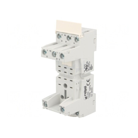 Stativ pe panou pentru șină DIN 10A 300VAC | Electronic-mag.ro | Componente Electronice