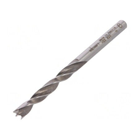 Burghiu Lemn 6mm HSS 93mm Blister | Electronic-mag.ro | Componente Electronice