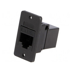Adaptor SLIM Cat 5e 8p8c 29mm Plastic | Electronic-mag.ro | Componente Electronice