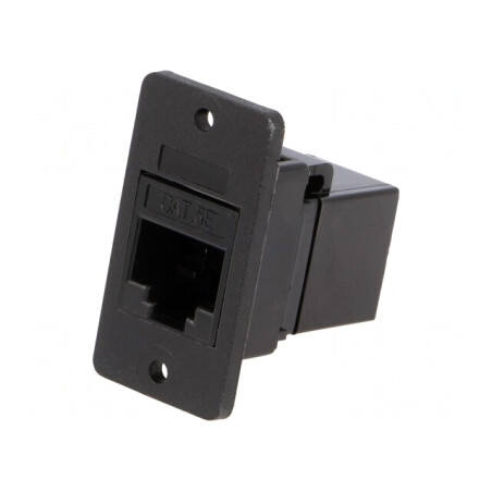 Adaptor SLIM Cat 5e 8p8c 29mm Plastic | Electronic-mag.ro | Componente Electronice