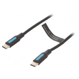Cablu USB 2.0 USB-C 3m Negru | Electronic-mag.ro | Componente Electronice