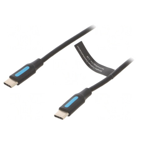 Cablu USB 2.0 USB-C 3m Negru | Electronic-mag.ro | Componente Electronice