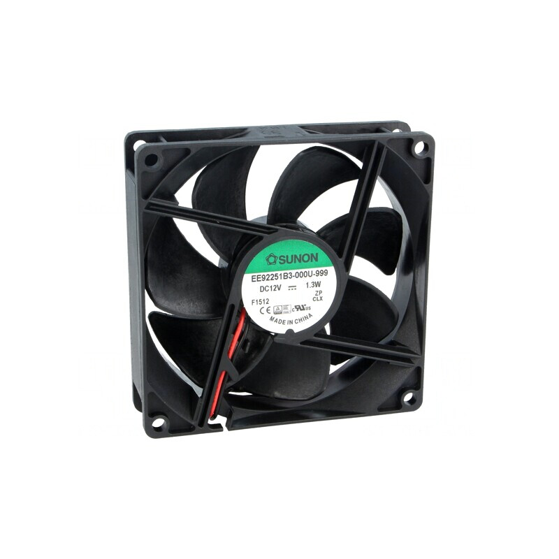 Ventilator axial DC 12V 90x90x25mm 67,11m3/h 28dBA cu bilă | Electronic-mag.ro | Componente Electronice