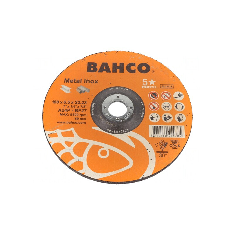Disc de șlefuire 180mm 22,23mm 6,5mm | Electronic-mag.ro | Componente Electronice