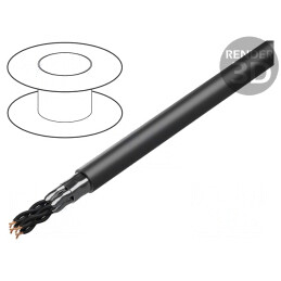 Cablu Electric BIT 1000 4x2x1mm2 PVC Negru 600V 1kV | Electronic-mag.ro | Componente Electronice