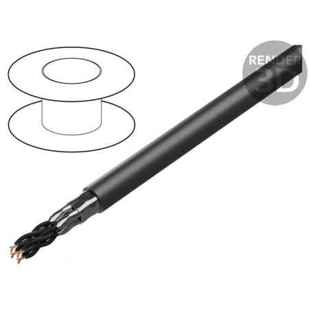 Cablu Electric BIT 1000 4x2x1mm2 PVC Negru 600V 1kV | Electronic-mag.ro | Componente Electronice