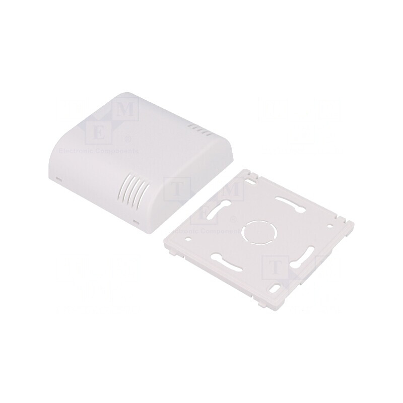 Carcasă montare pe perete 80x80x25mm ABS albă | Electronic-mag.ro | Componente Electronice Carcasă montare pe perete 80x80x25mm ABS albă | Electronic-mag.ro | Componente Electronice