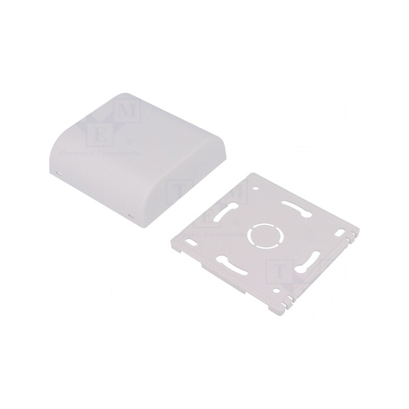 Carcasă ABS albă montare pe perete 80x80x25 mm | Electronic-mag.ro | Componente Electronice Carcasă ABS albă montare pe perete 80x80x25 mm | Electronic-mag.ro | Componente Electronice