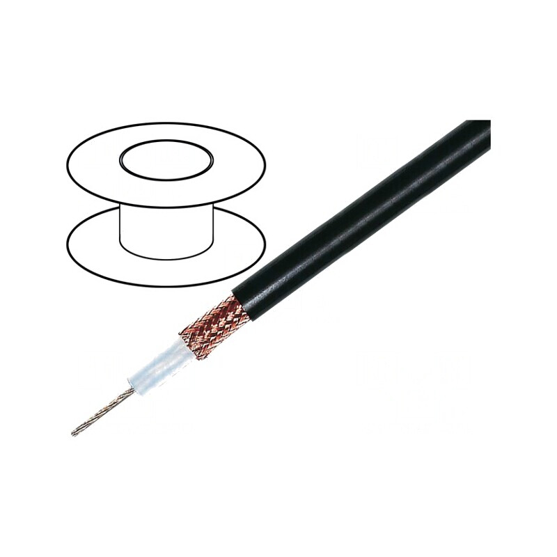 Cablu Coaxial RG11AU OFC PVC Negru 100m | Electronic-mag.ro | Componente Electronice Cablu Coaxial RG11AU OFC PVC Negru 100m | Electronic-mag.ro | Componente Electronice