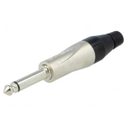 Mufă Jack 6.3mm Mono pe Cablu Gri | Electronic-mag.ro | Componente Electronice
