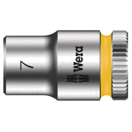 Tubulară 6 Puncte HEX 7mm 1/4 23mm Oțel Crom-Vanadium | Electronic-mag.ro | Componente Electronice